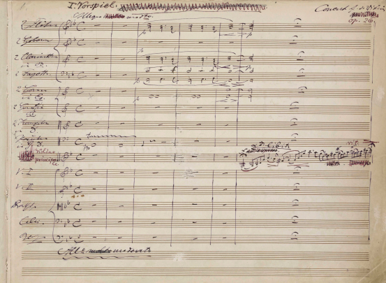 Bruch Op.26 autograph score thumbnail